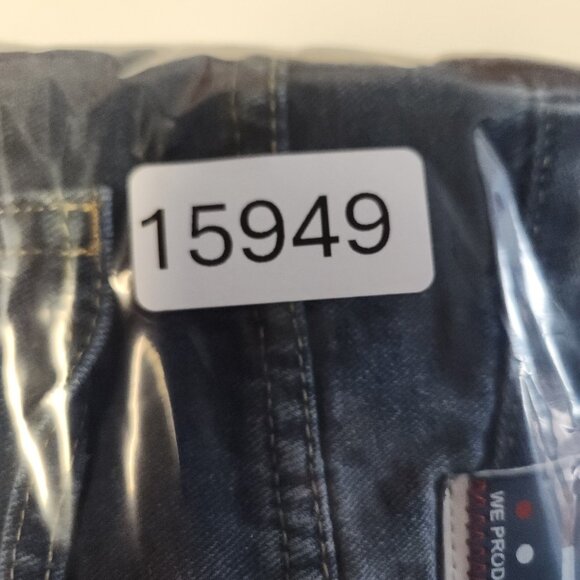 Men's Slim Straight Leg Moto Jeans Size 42 Stretch Biker Articulated Knees Kaalu - Picture 10 of 10